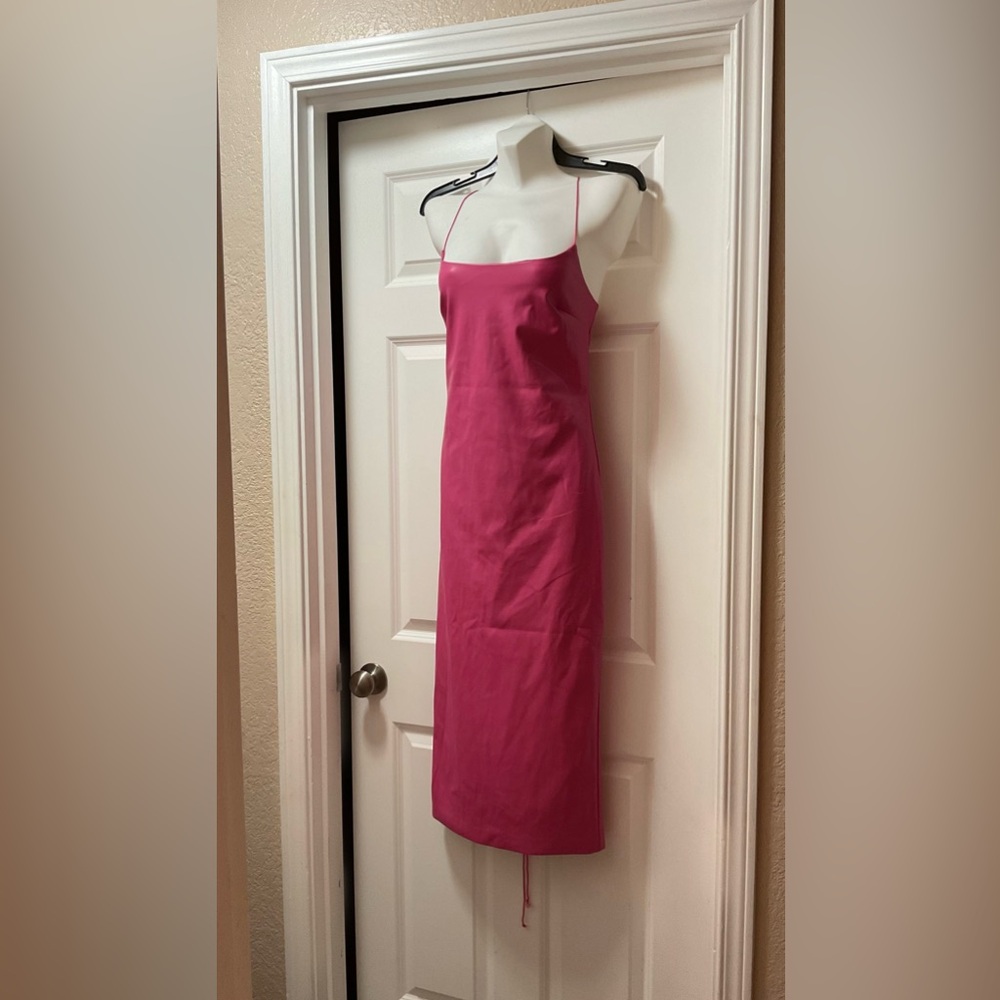 NWT: BARDOT - HELENA FAUX LEATHER DRESS